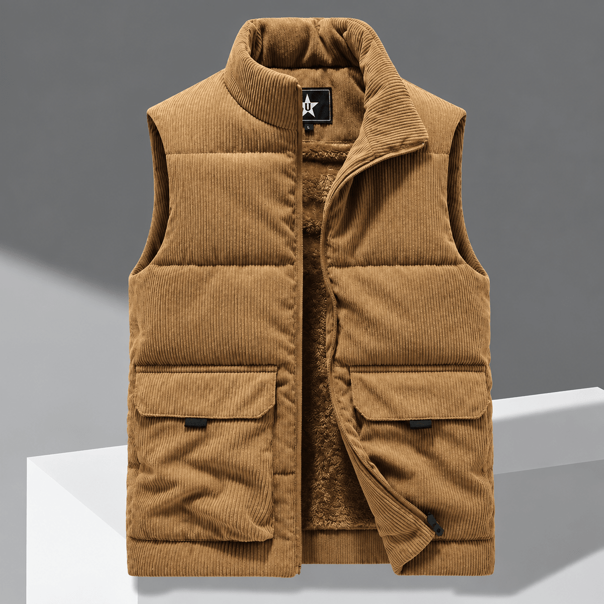 SANTOS CORDUROY VEST - ARDEN ROVE