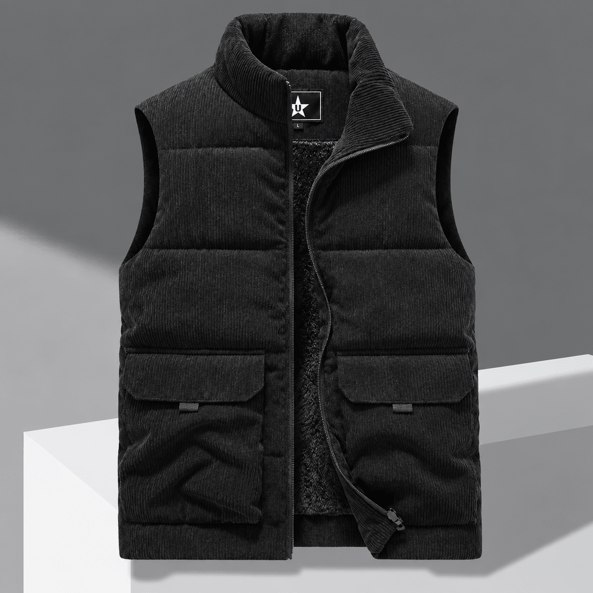 SANTOS CORDUROY VEST - ARDEN ROVE