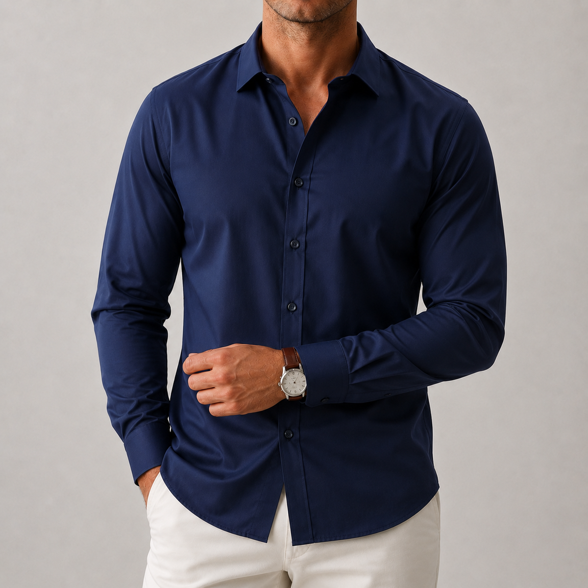 Camisa Social Antirrugas Devor