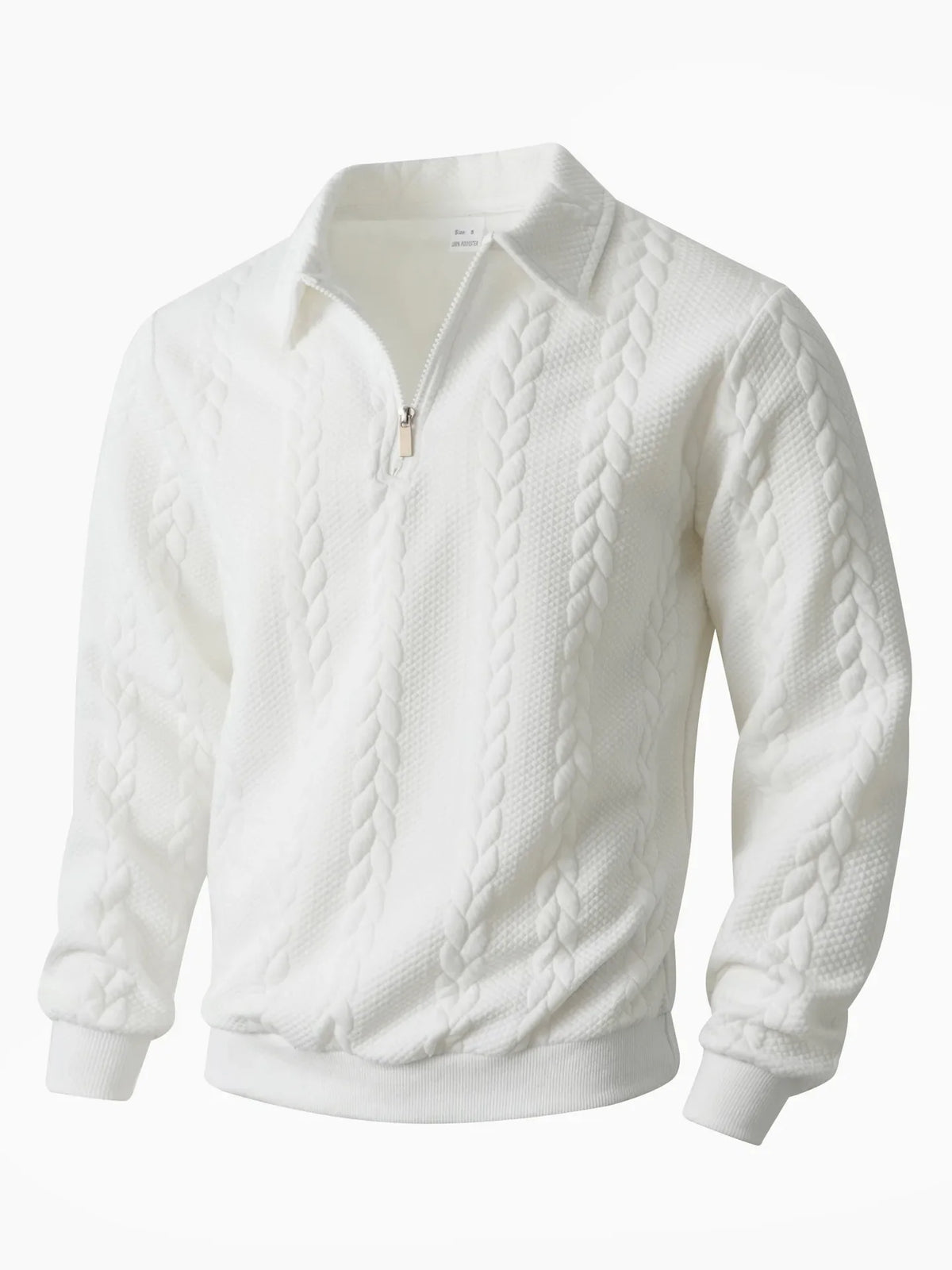 Sherwood | Men's Cable Knit Quarter-Zip Sweater