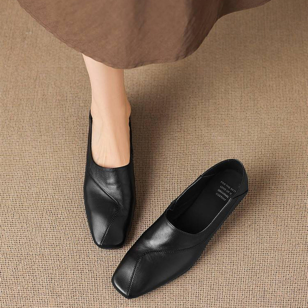Mocassins Sabine en cuir véritable