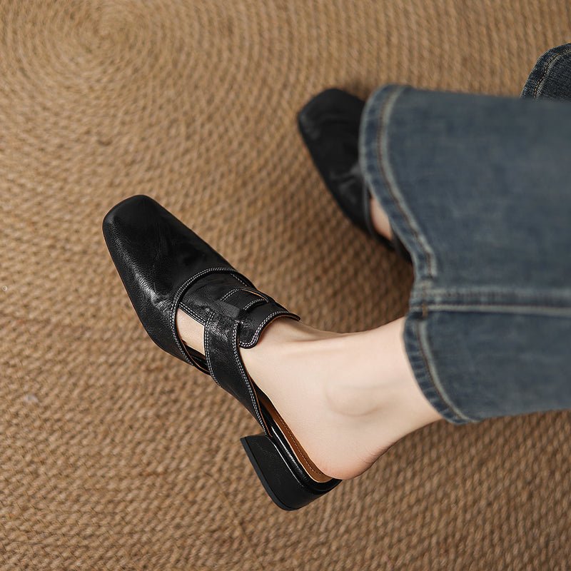 SIERRA GENUINE LEATHER MULE - ARDEN ROVE