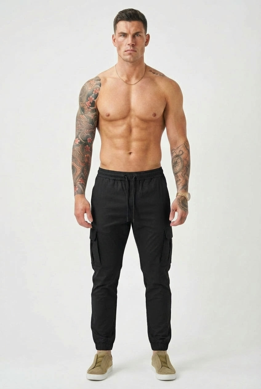 Olympus Cargo Jogger – Schwarz