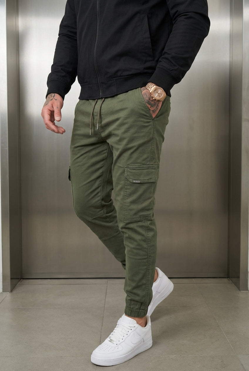 Olympus Cargo Joggingbukser - Armégrøn