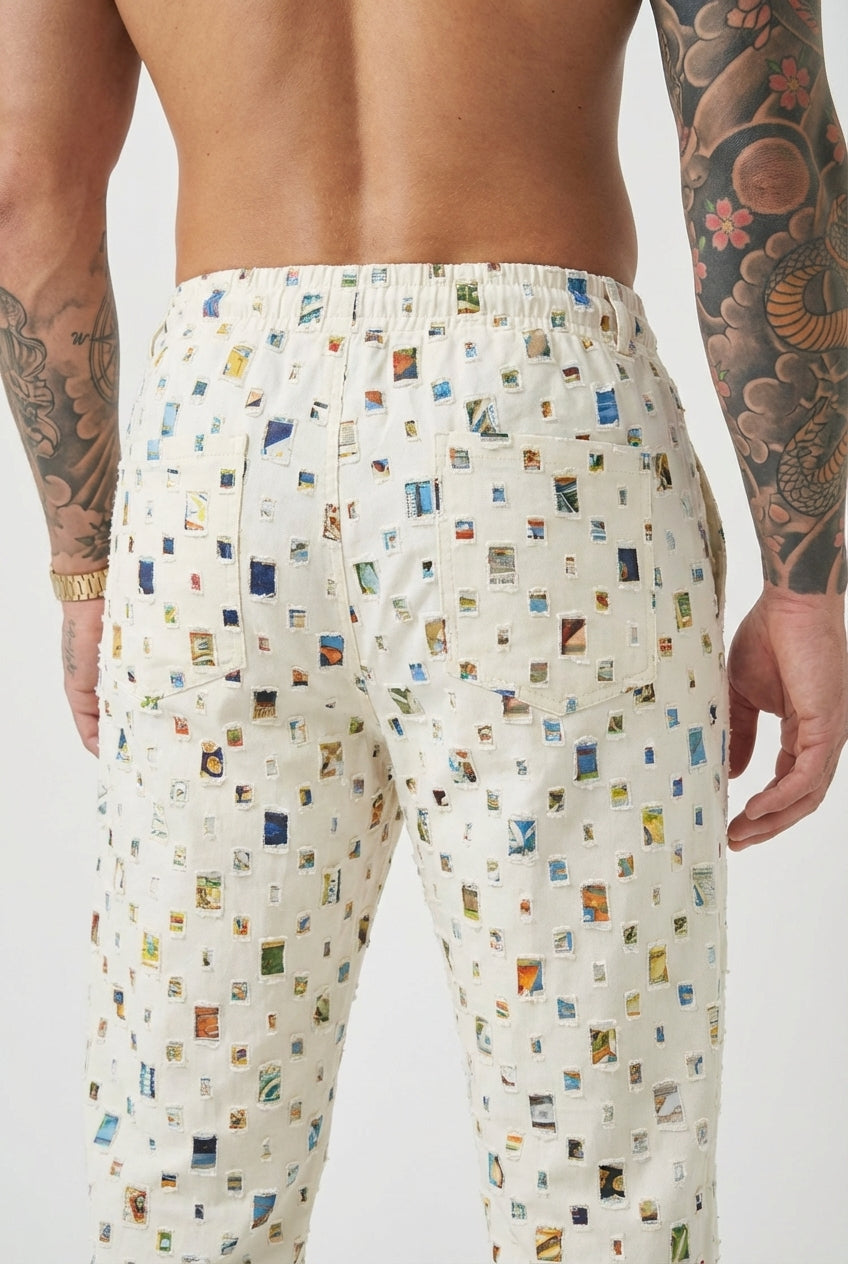 Mosaic Straight Fit Bukser