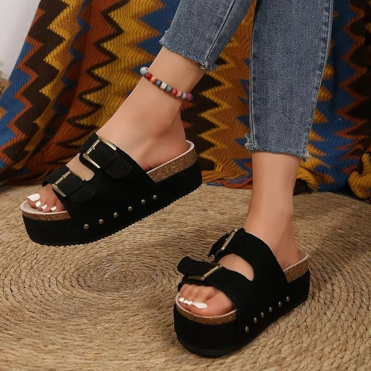 Soho Flatform Sandal - ARDEN ROVE