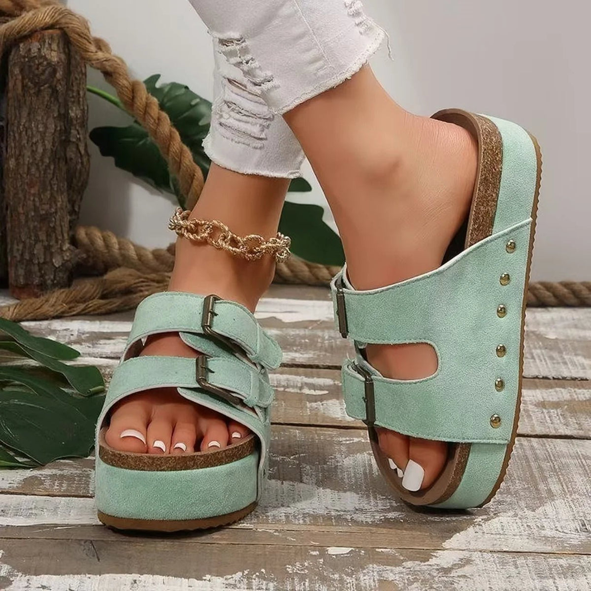 Soho Flatform Sandal - ARDEN ROVE