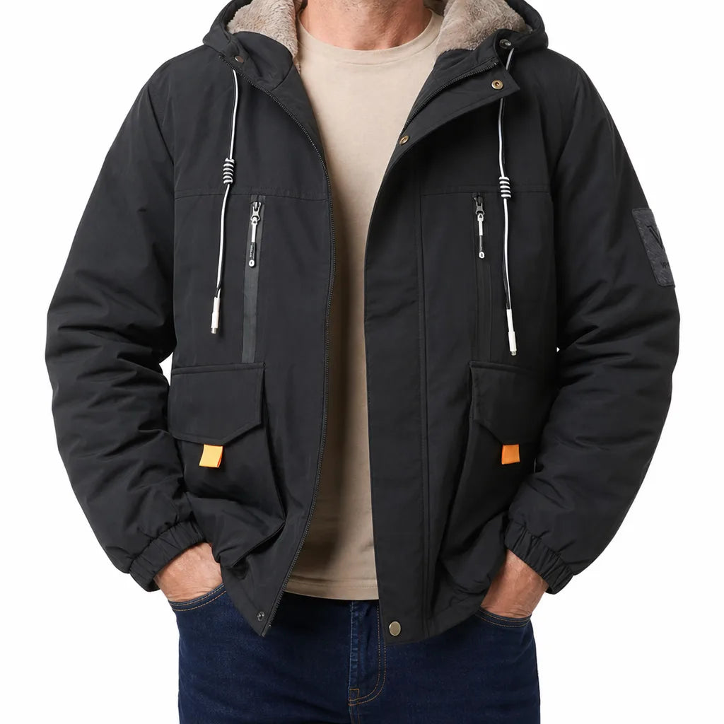 Sterling | Wasserdichte Herrenjacke mit Fleecefutter