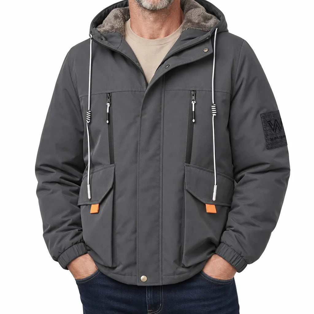 Sterling | Wasserdichte Herrenjacke mit Fleecefutter