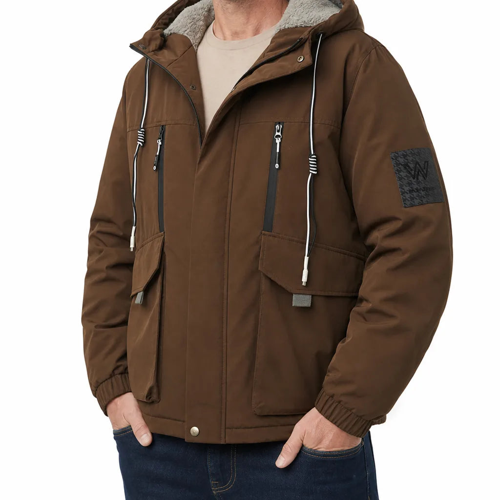 Sterling | Wasserdichte Herrenjacke mit Fleecefutter