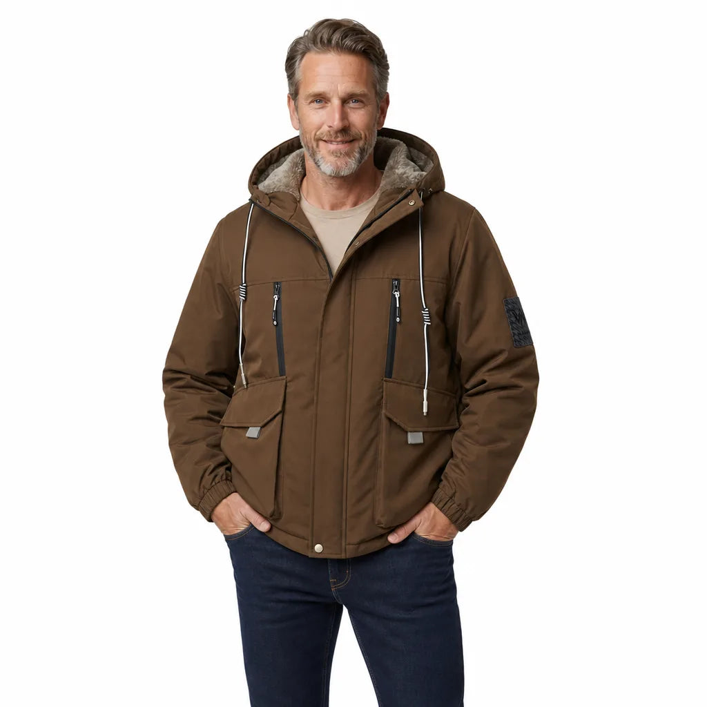 Sterling | Wasserdichte Herrenjacke mit Fleecefutter
