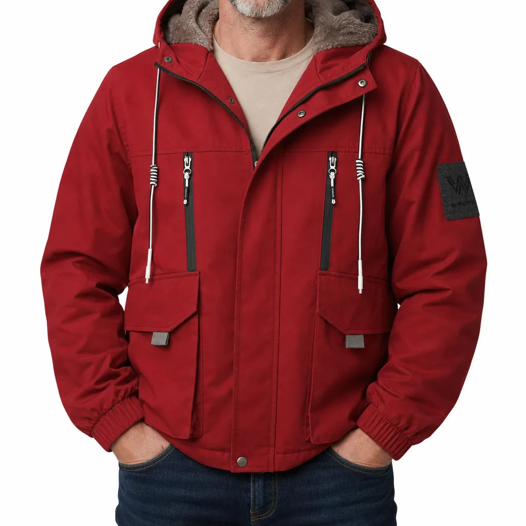 Sterling | Wasserdichte Herrenjacke mit Fleecefutter