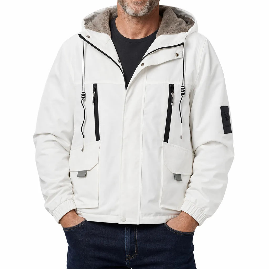Sterling | Wasserdichte Herrenjacke mit Fleecefutter