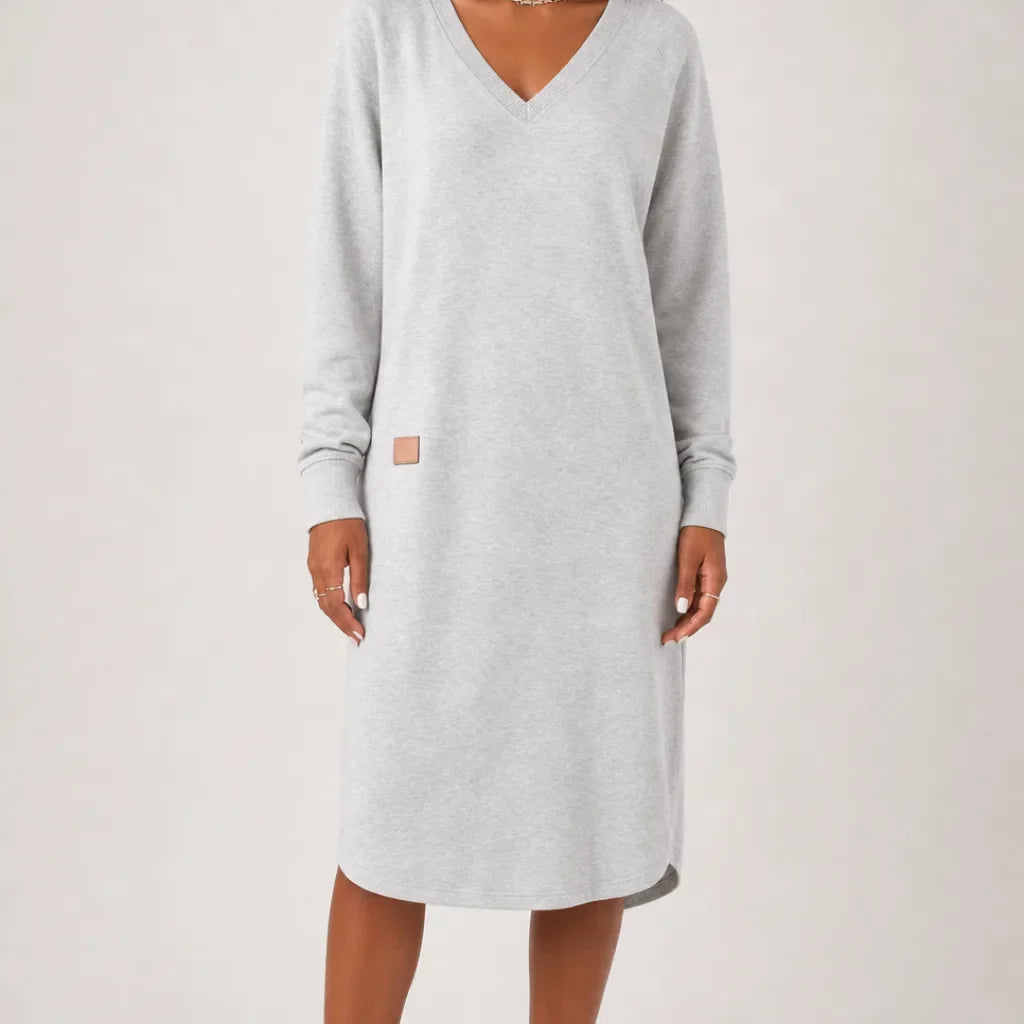 Sylvaine | Comfortabele gebreide damesjurk