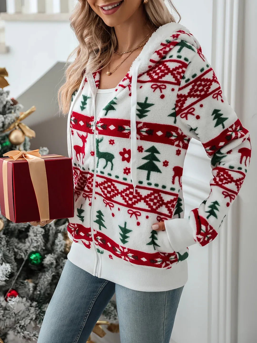 Tiffany | Women's Cozy Christmas Hoodie