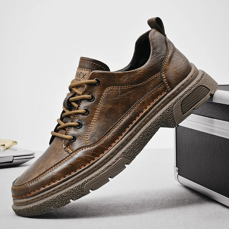 Timberwolf | Herre-lædersneakers