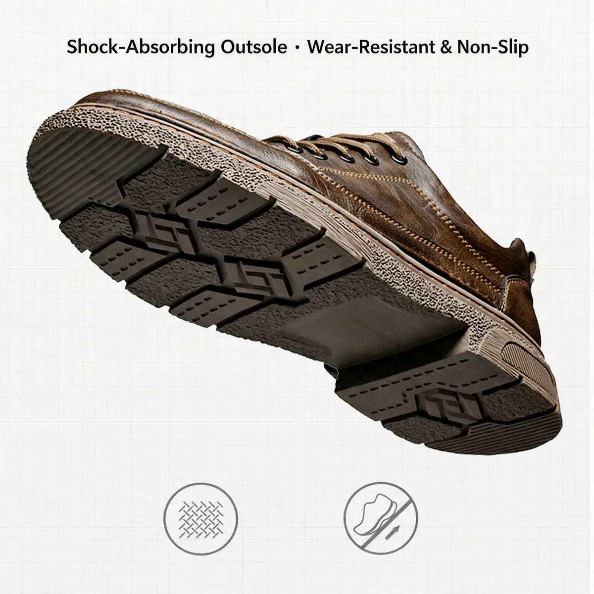 Timberwolf | Herre-lædersneakers