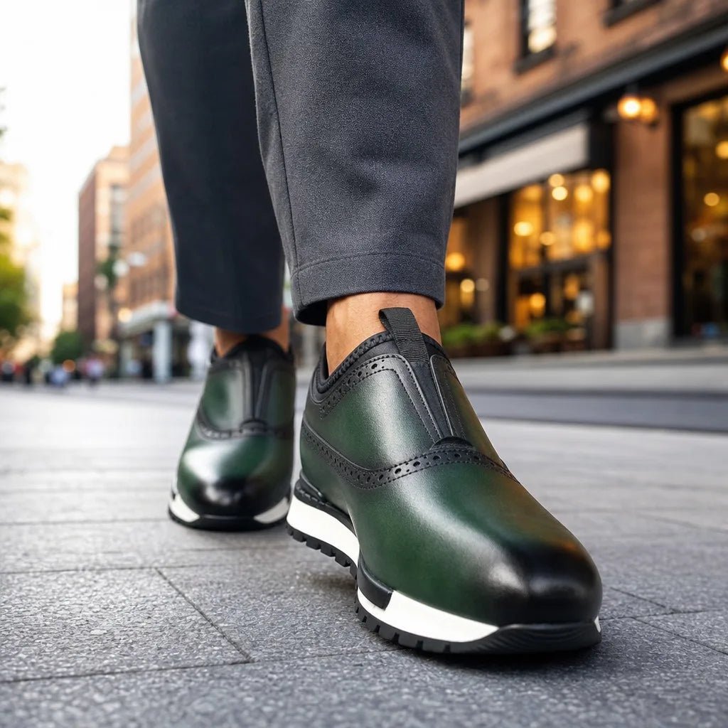 Torrence | Men's Luxury Leather Sneakers - ARDEN ROVE