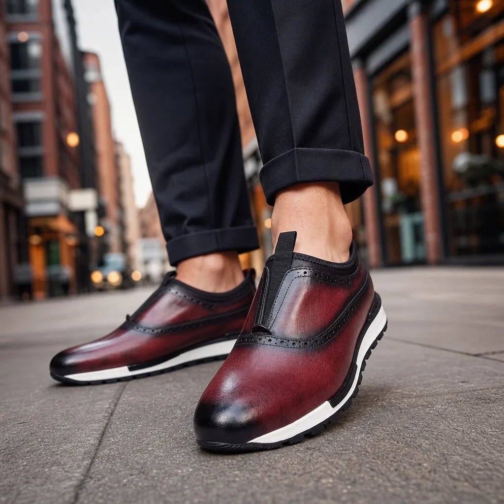 Torrence | Men's Luxury Leather Sneakers - ARDEN ROVE
