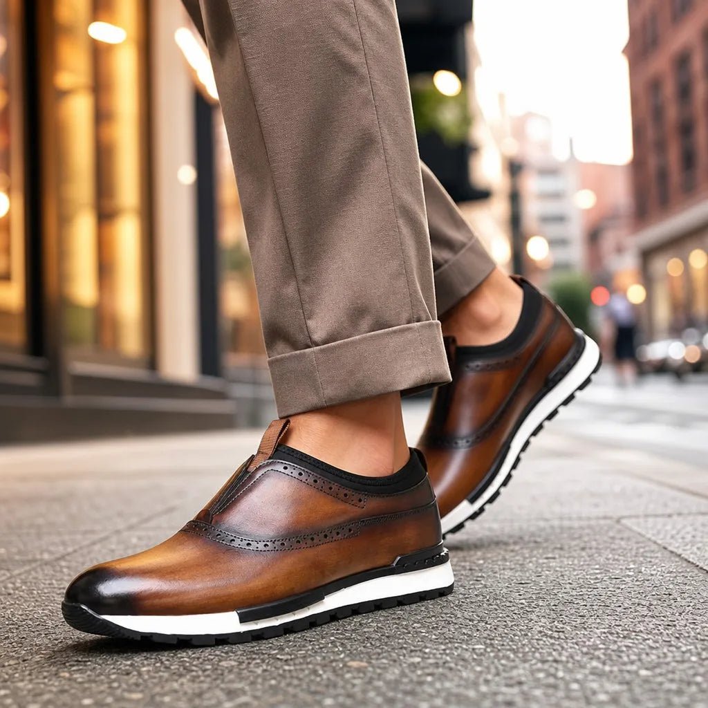 Torrence | Men's Luxury Leather Sneakers - ARDEN ROVE