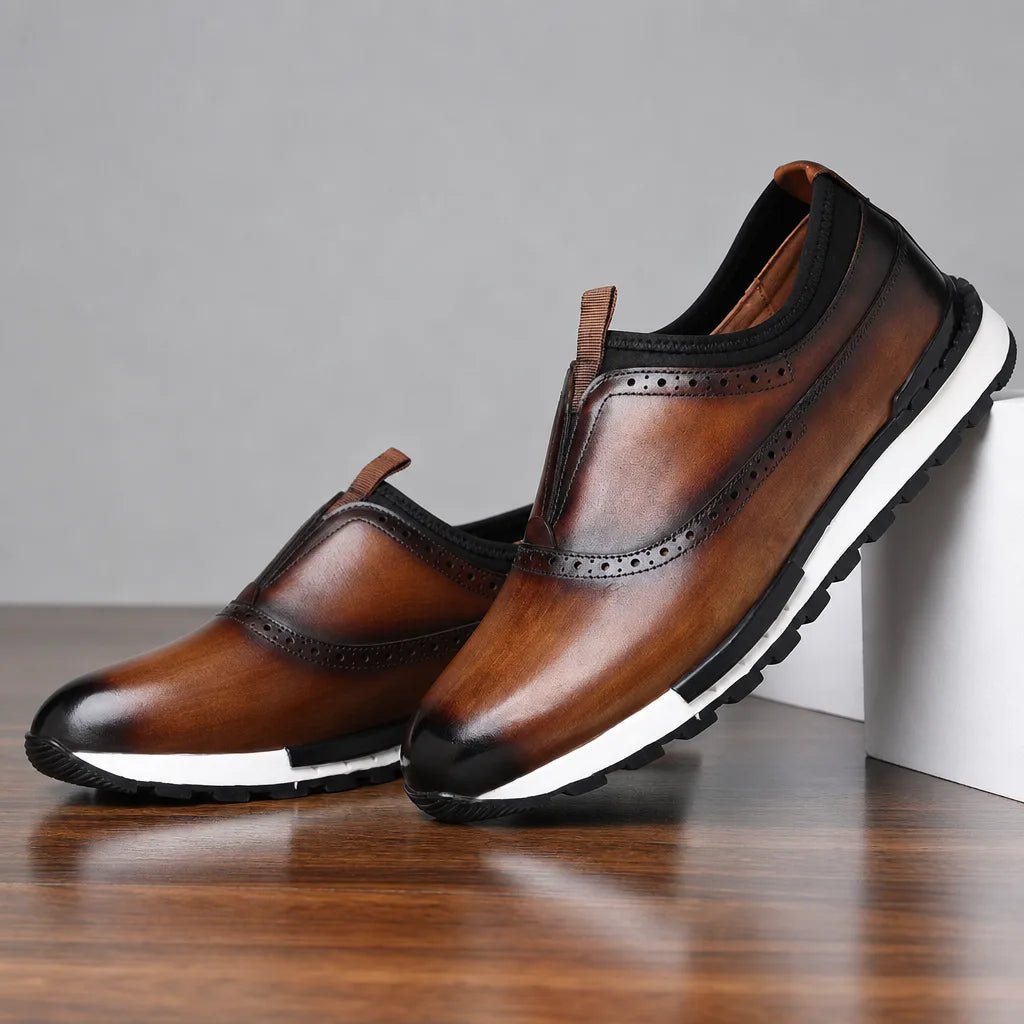 Torrence | Men's Luxury Leather Sneakers - ARDEN ROVE