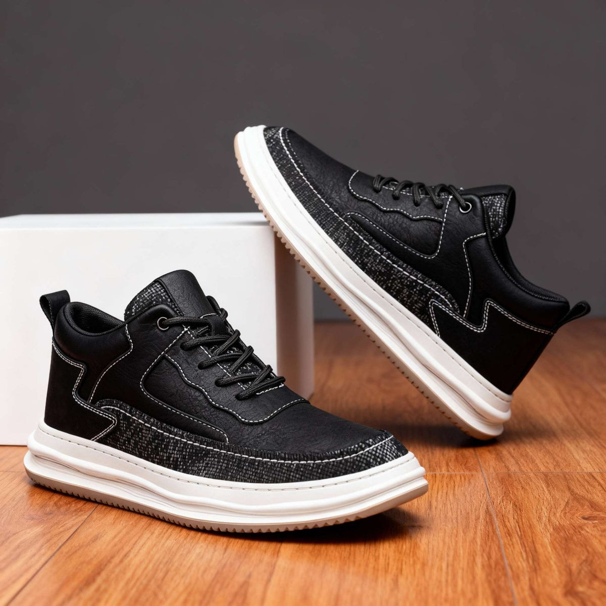 Travis Page | men's Leather Sneakers - ARDEN ROVE