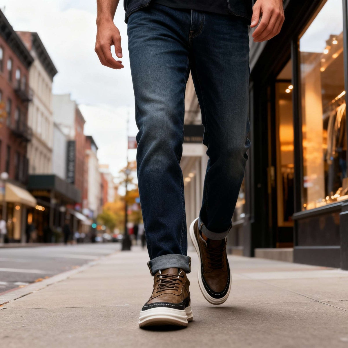 Travis Page | men's Leather Sneakers - ARDEN ROVE