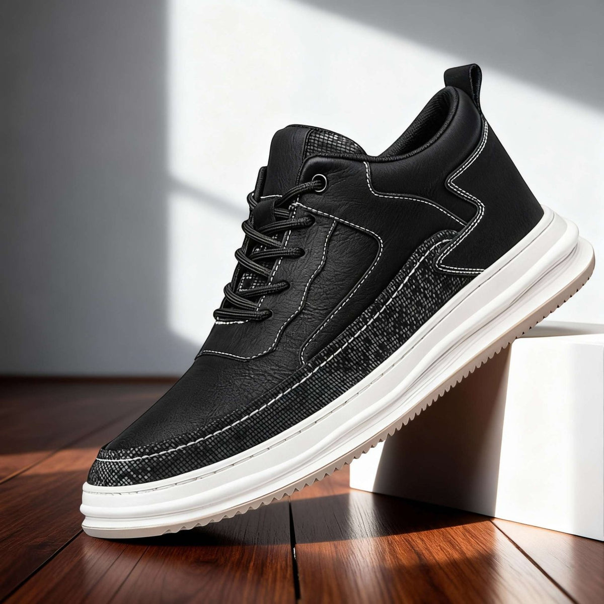 Travis Page | men's Leather Sneakers - ARDEN ROVE