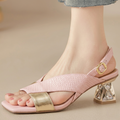 Tacones de cuero genuino Virelli