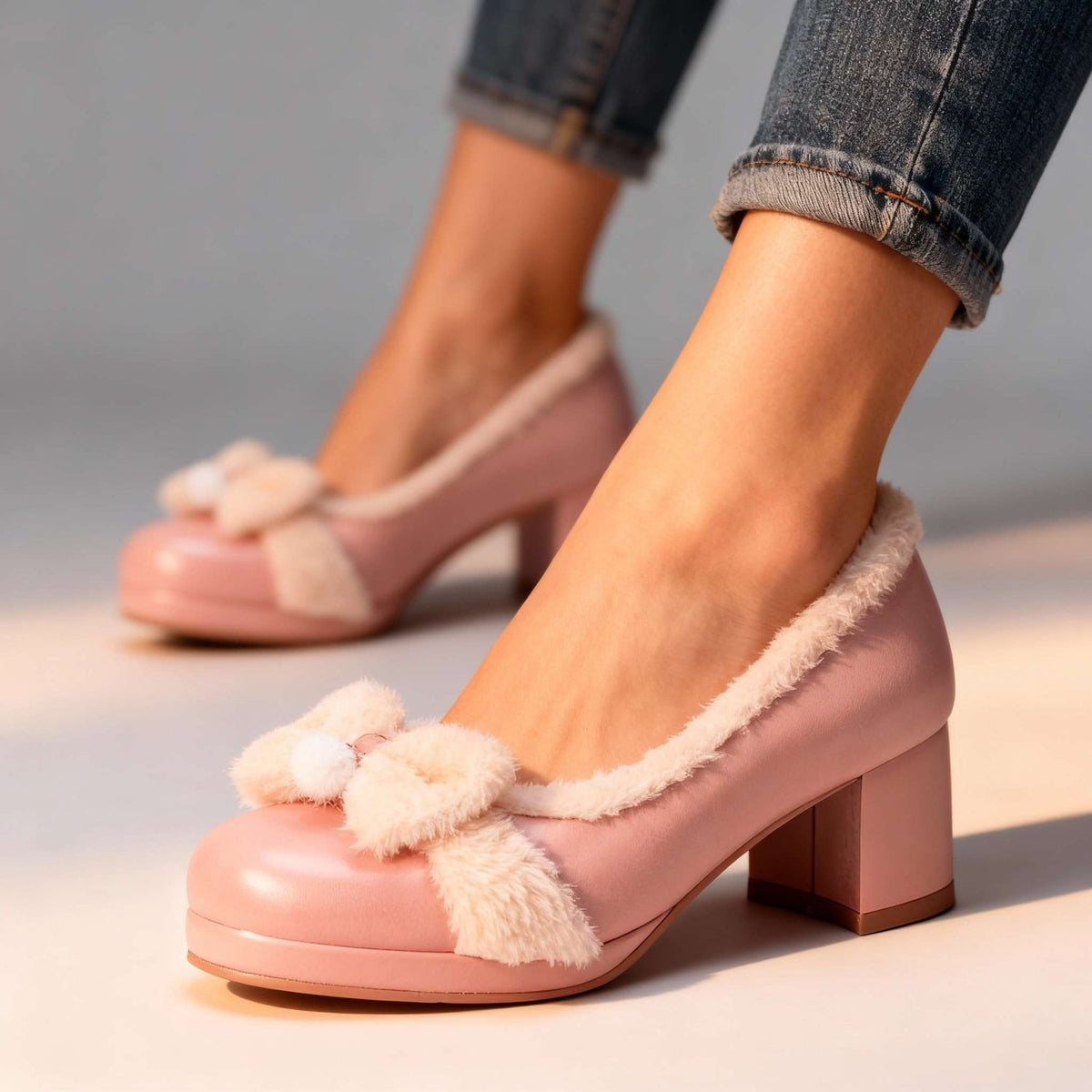 Valentina Sherpa Pumps - ARDEN ROVE