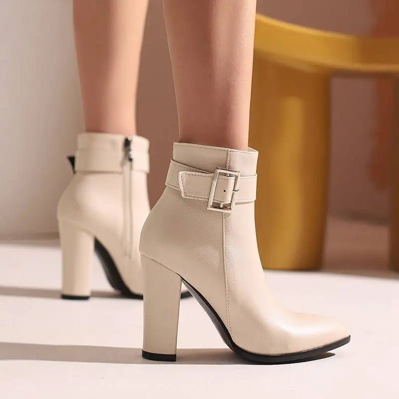 Valette Buckle Ankle Boot - ARDEN ROVE