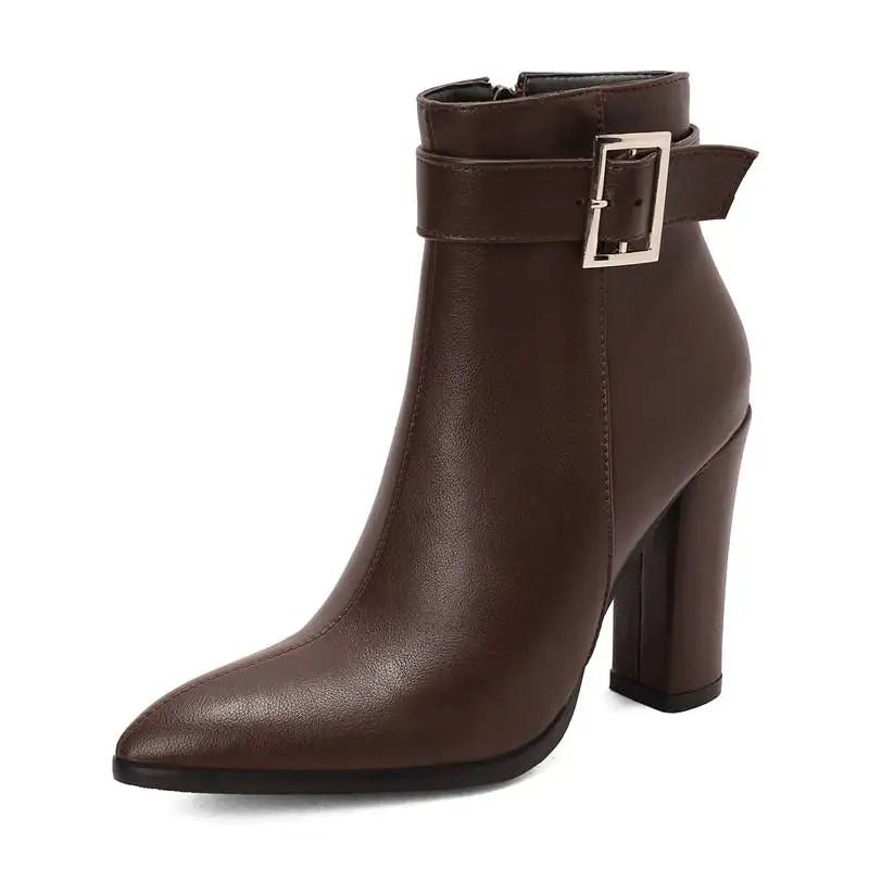 Valette Buckle Ankle Boot - ARDEN ROVE