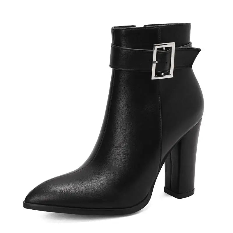 Valette Buckle Ankle Boot - ARDEN ROVE