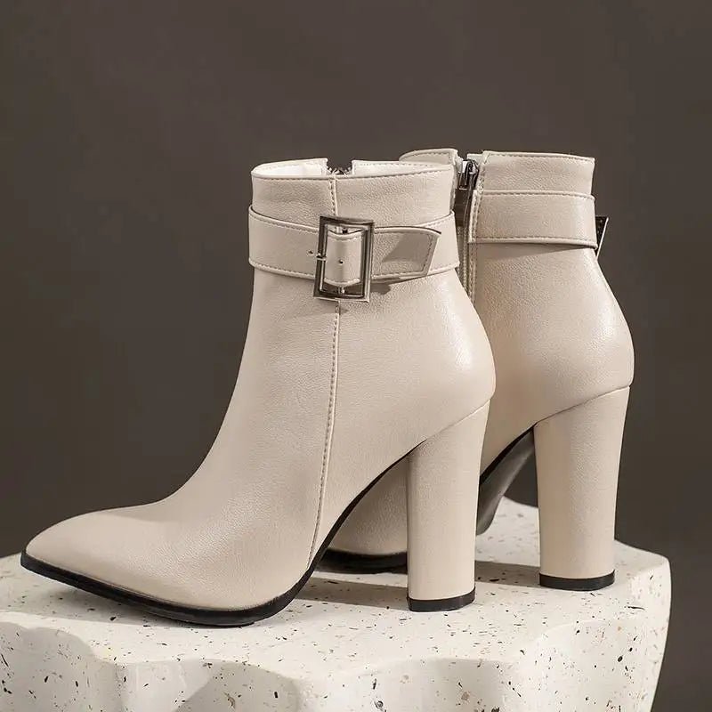 Valette Buckle Ankle Boot - ARDEN ROVE