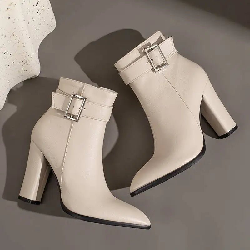 Valette Buckle Ankle Boot - ARDEN ROVE