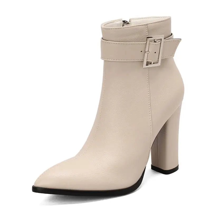 Valette Buckle Ankle Boot - ARDEN ROVE