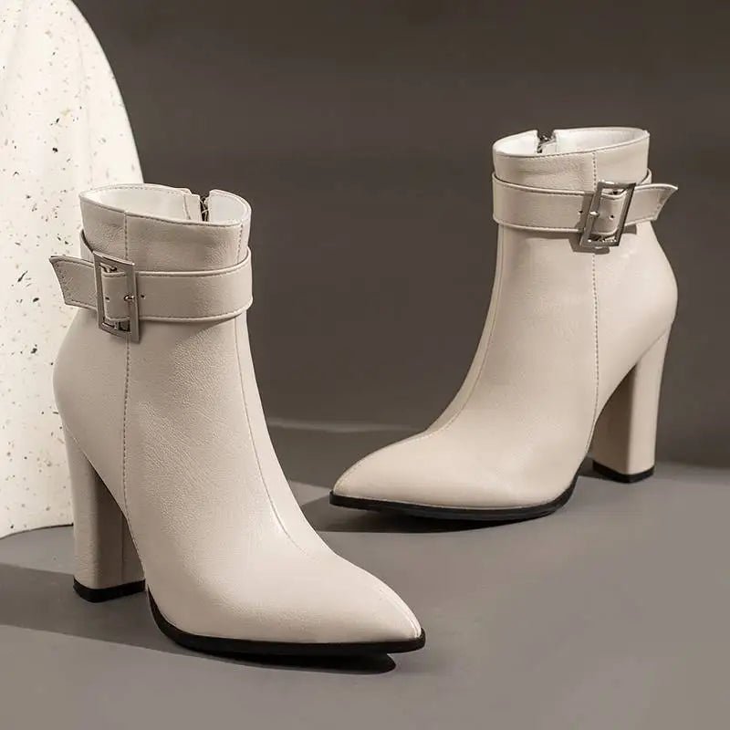 Valette Buckle Ankle Boot - ARDEN ROVE