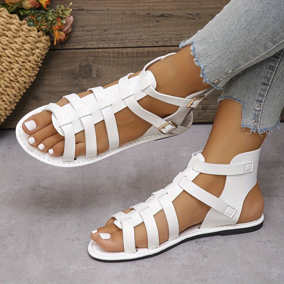 Venetian Gladiator Sandal - ARDEN ROVE