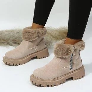 Vernon | Women's Fleece-Lined Suede Winter Boots - ARDEN ROVE