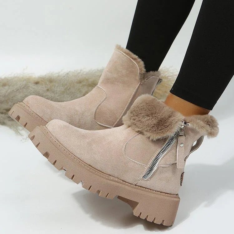 Vernon | Women's Fleece-Lined Suede Winter Boots - ARDEN ROVE