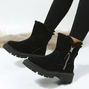 Vernon | Women's Fleece-Lined Suede Winter Boots - ARDEN ROVE