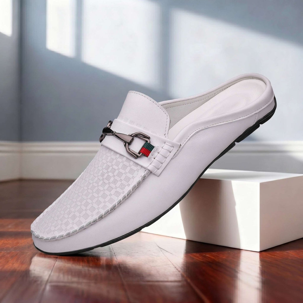 Verrano | Men's Leather Mule Loafers - ARDEN ROVE