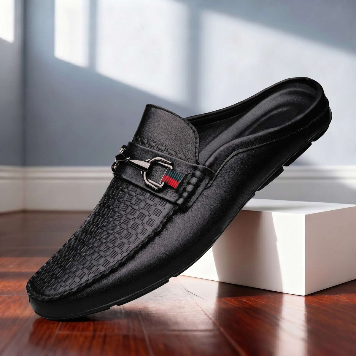 Verrano | Men's Leather Mule Loafers - ARDEN ROVE