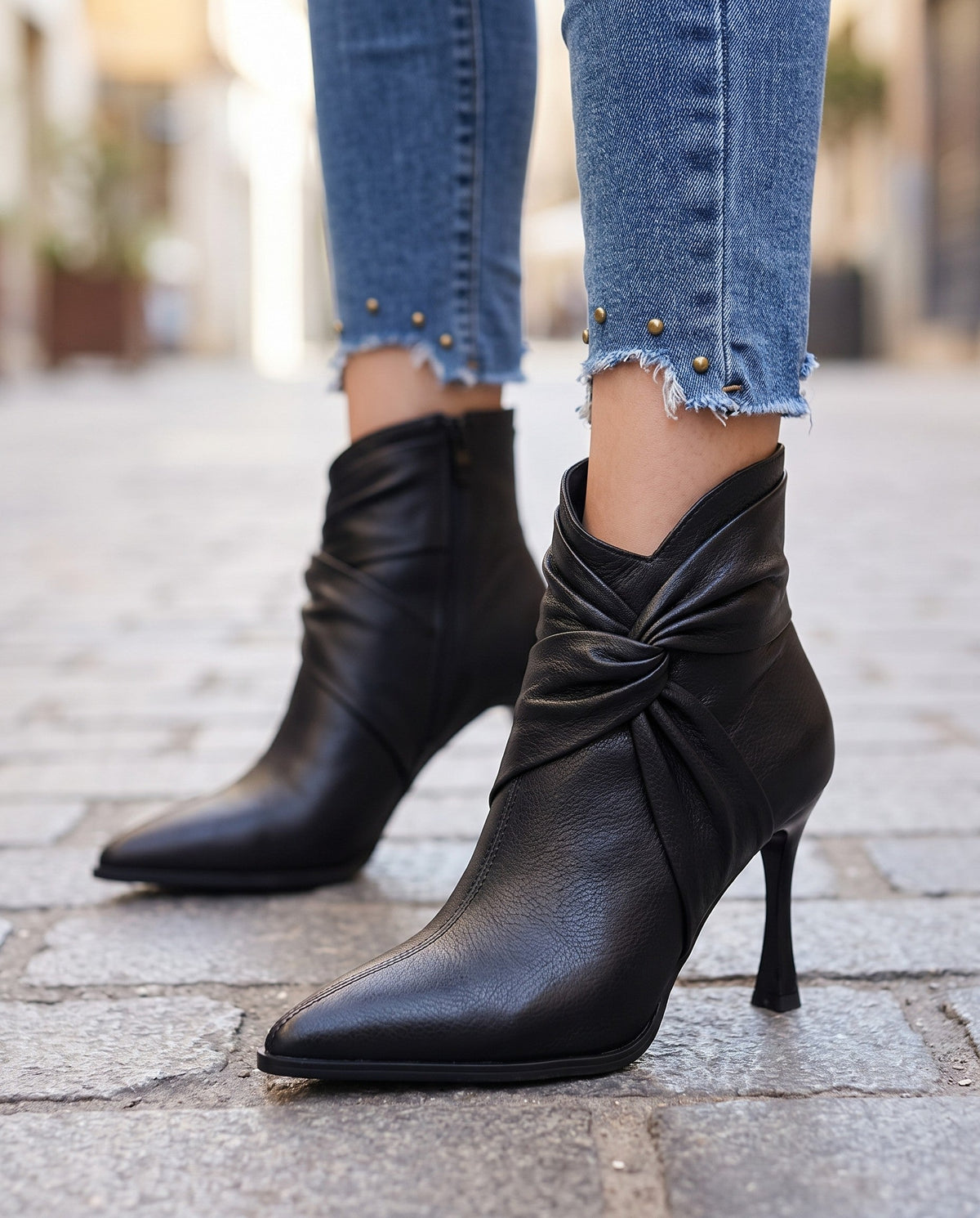 Botins de biqueira fina Vespera