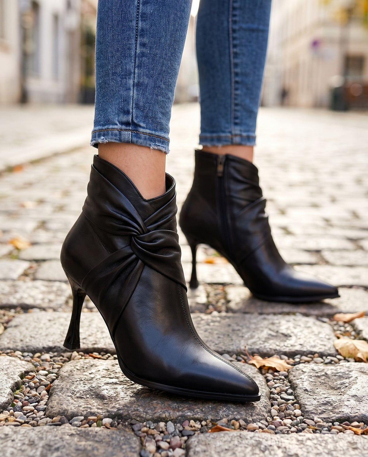 Botins de biqueira fina Vespera