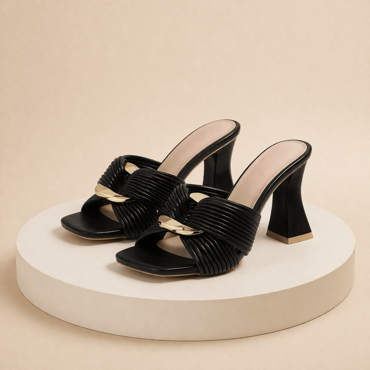 VICTORIA BLOCK HEEL SANDALS - ARDEN ROVE