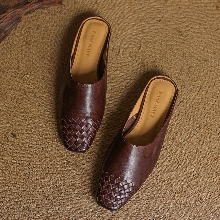 VIOLA GENIUNE LEATHER MULES - ARDEN ROVE