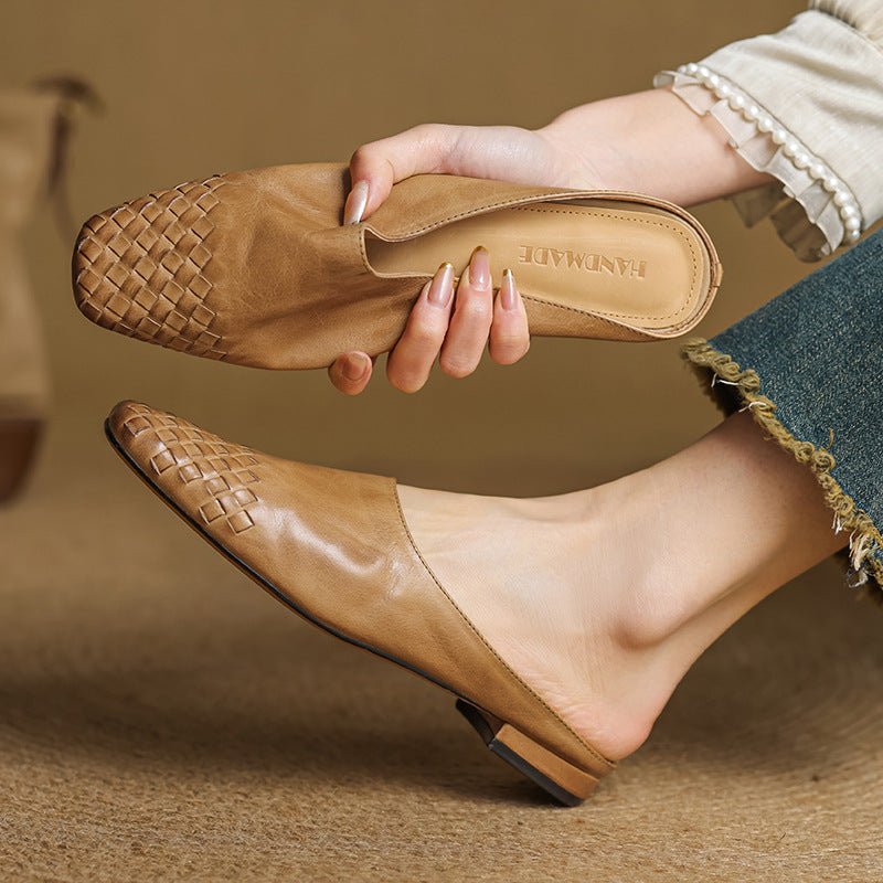 VIOLA GENIUNE LEATHER MULES - ARDEN ROVE