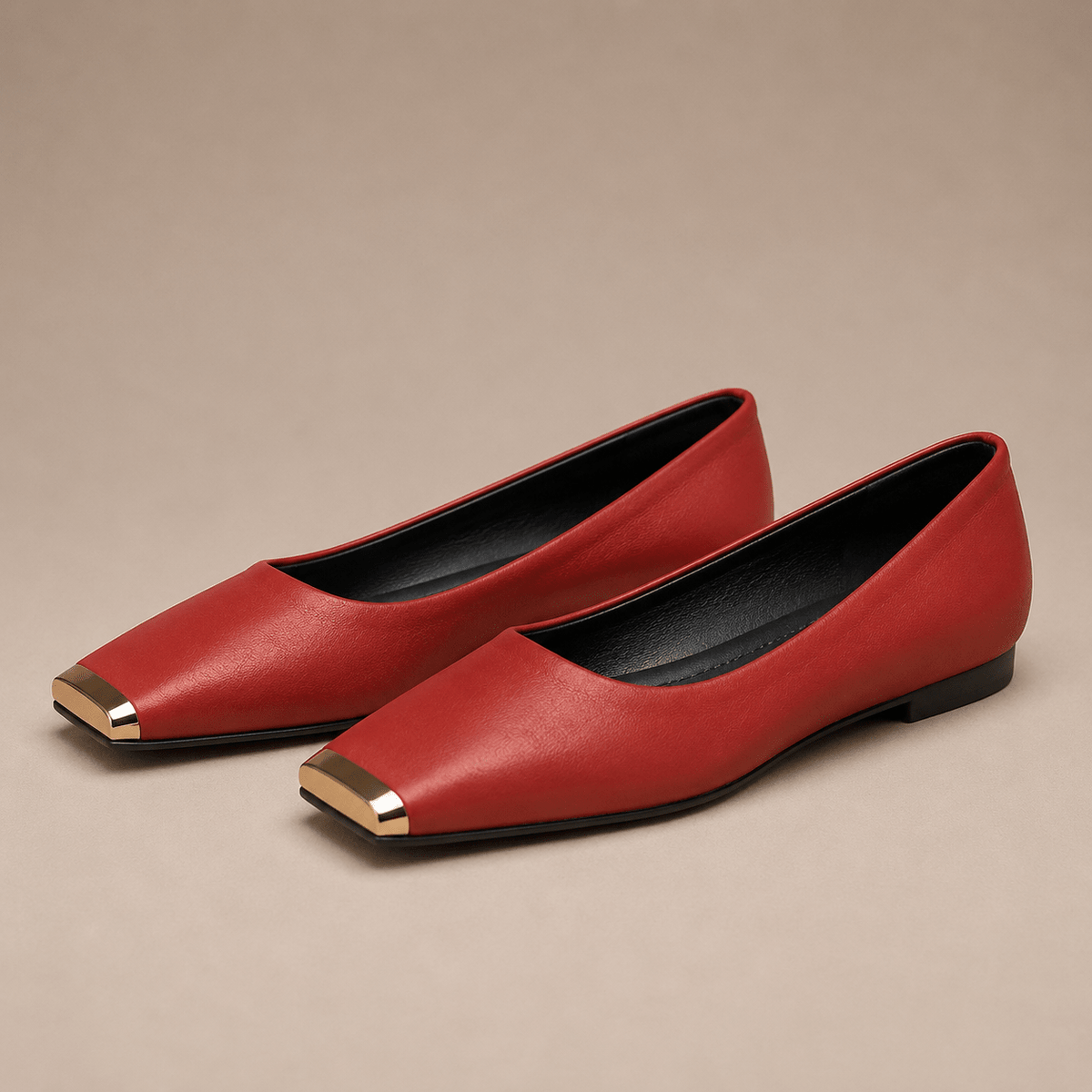 VIVIENNE LEATHER FLATS - ARDEN ROVE