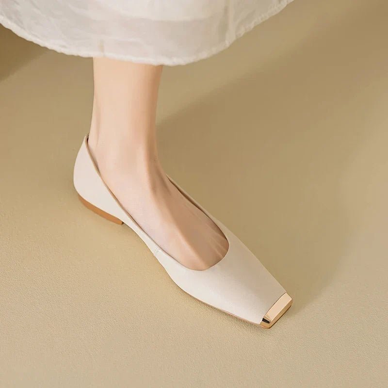 VIVIENNE LEATHER FLATS - ARDEN ROVE